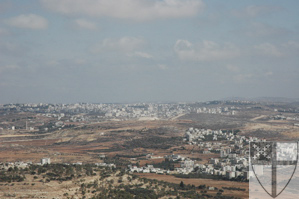 [At Nebi Samuel, the view...]