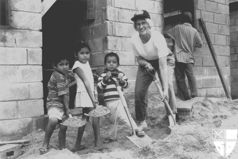 [A bishop's wife digs in t...]