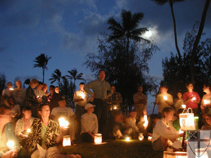 [At one of 20 vigils held...]