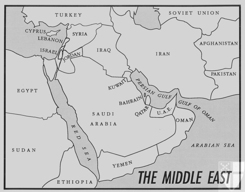 [Map of the Middle East....]