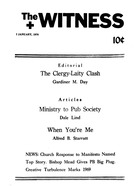 The Witness 1970 cover